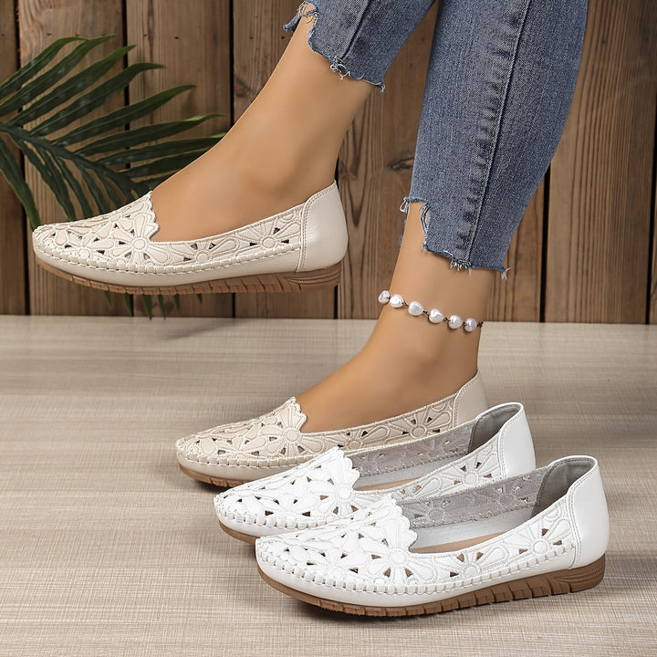 Amélie | Ballerines Florales pour un Confort Tout au Long du Jour