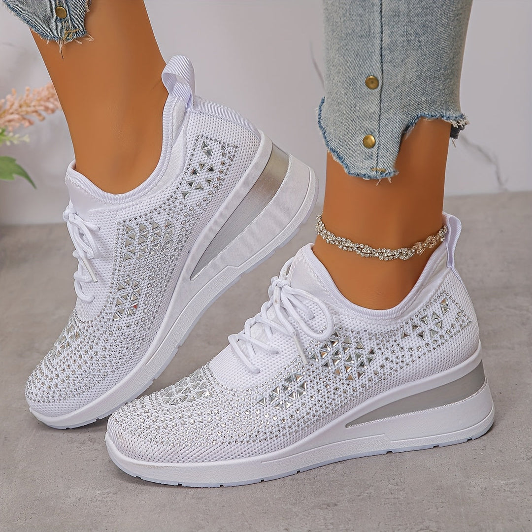 Cristal | Baskets Orthopédiques Ornées de Strass