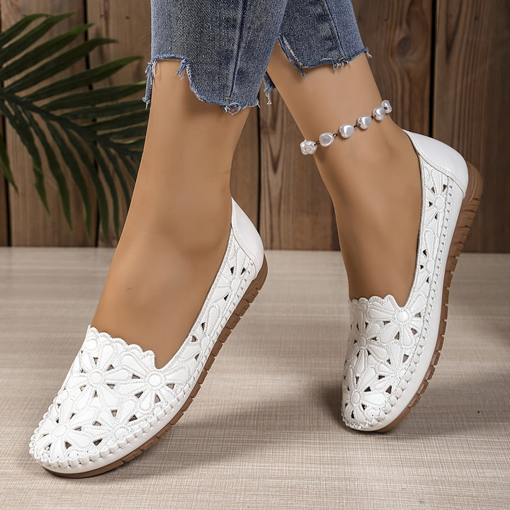 Amélie | Ballerines Florales pour un Confort Tout au Long du Jour