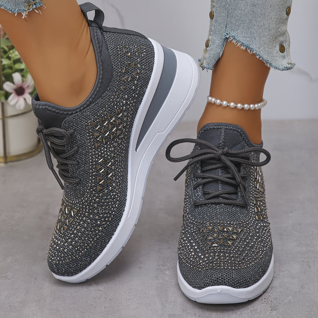 Cristal | Baskets Orthopédiques Ornées de Strass
