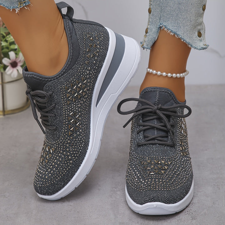 Cristal | Baskets Orthopédiques Ornées de Strass