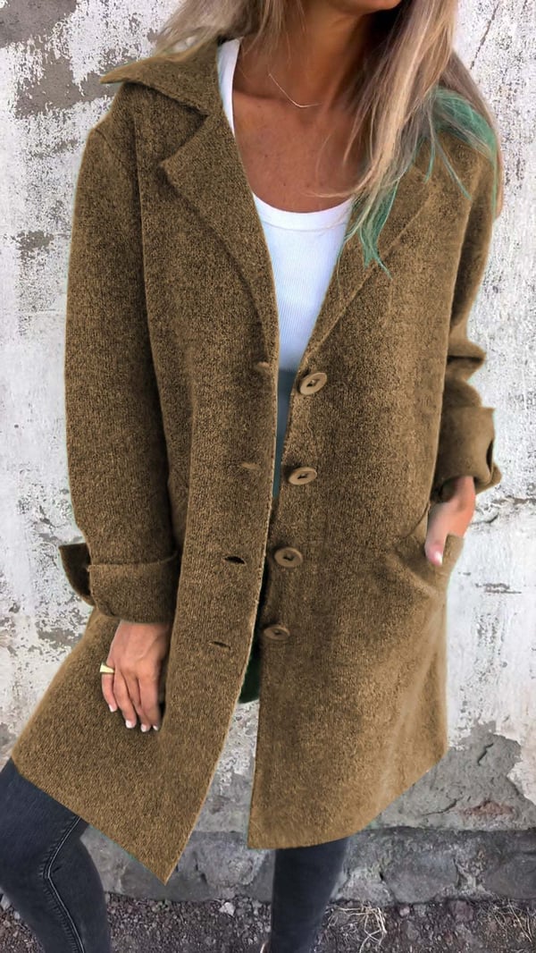 Audrey - Manteau Chic Minimaliste