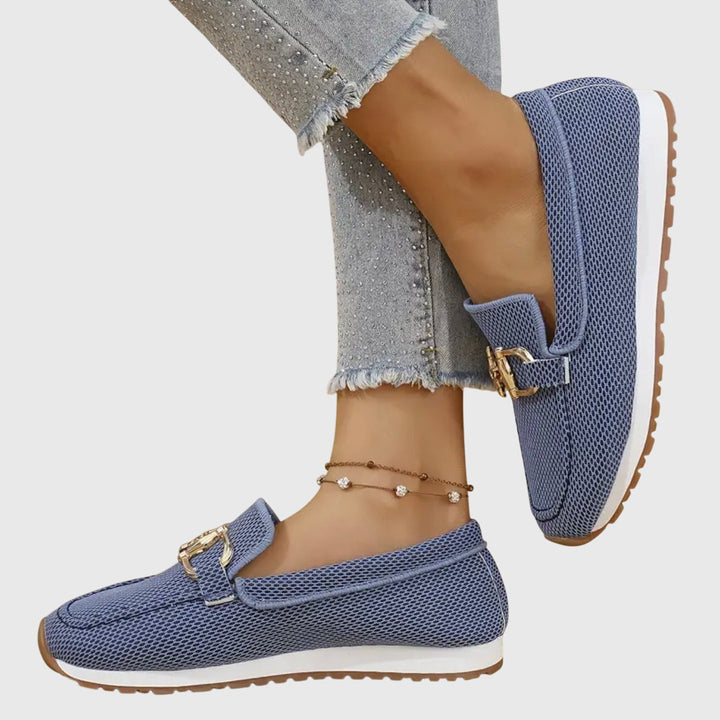Suzanne | Mocassin sport à détail doré