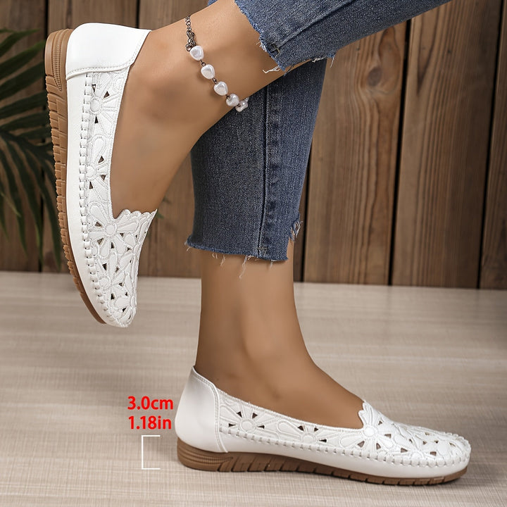 Amélie | Ballerines Florales pour un Confort Tout au Long du Jour