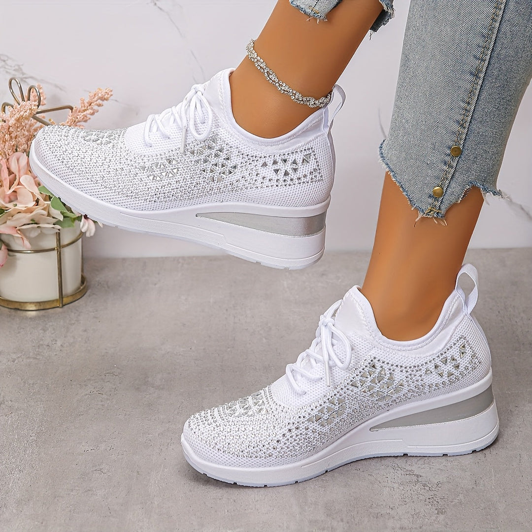 Cristal | Baskets Orthopédiques Ornées de Strass