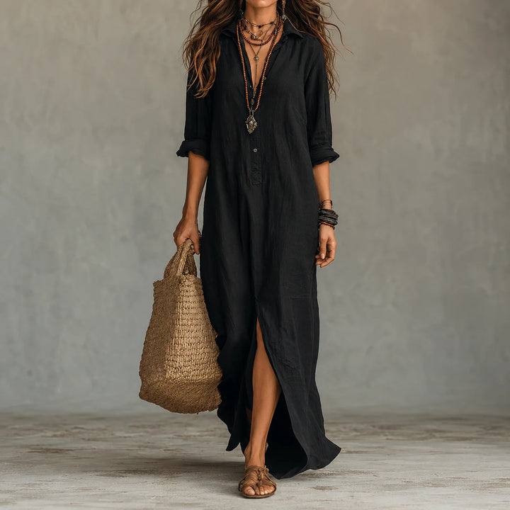 Aveline | Robe longue fluide