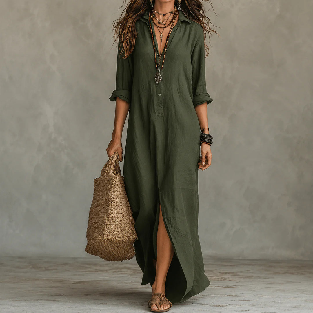 Aveline | Robe longue fluide