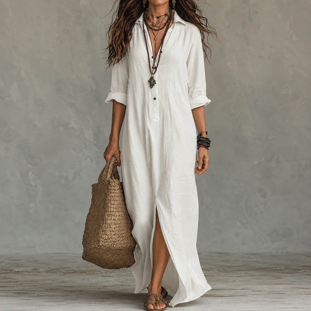 Aveline | Robe longue fluide