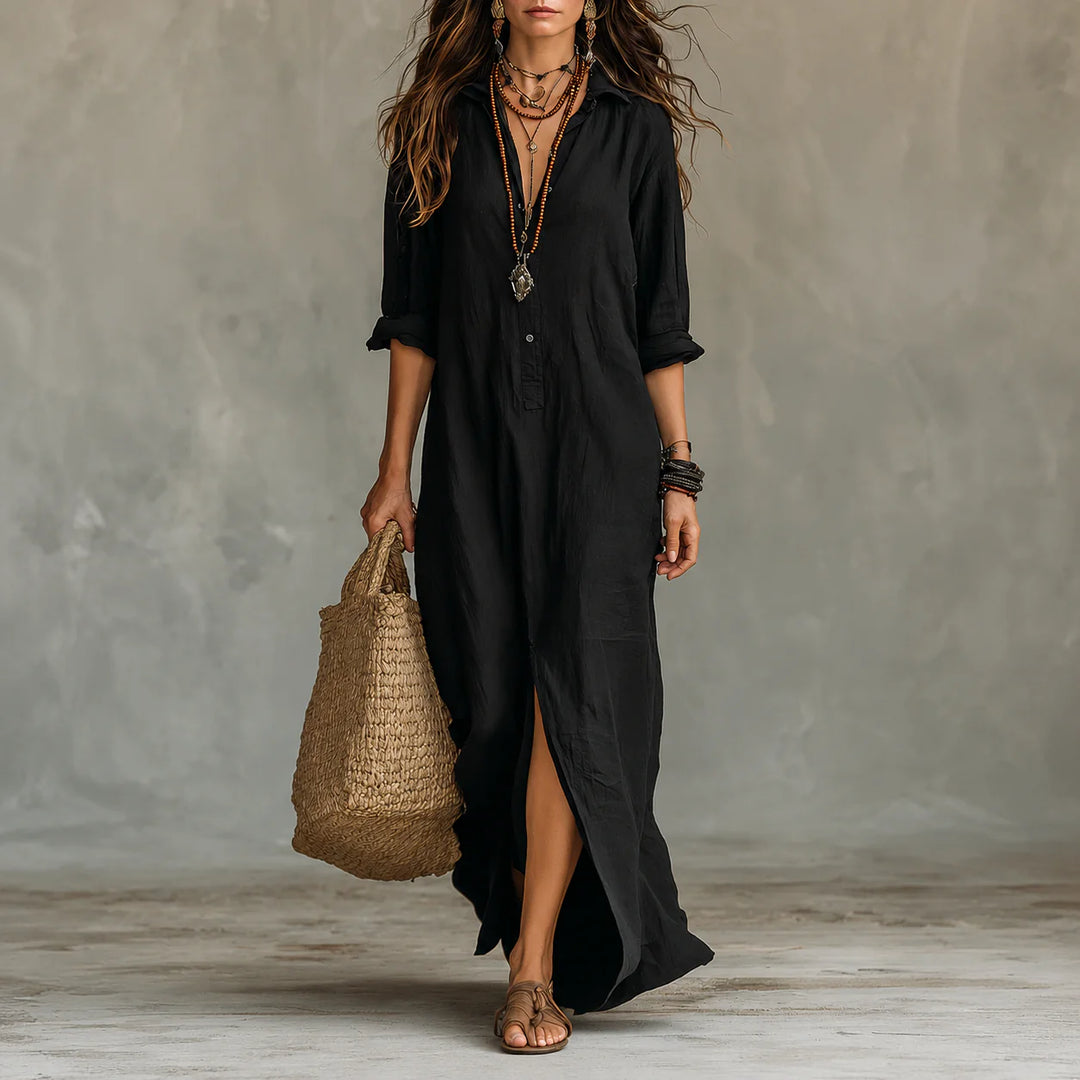 Aveline | Robe longue fluide