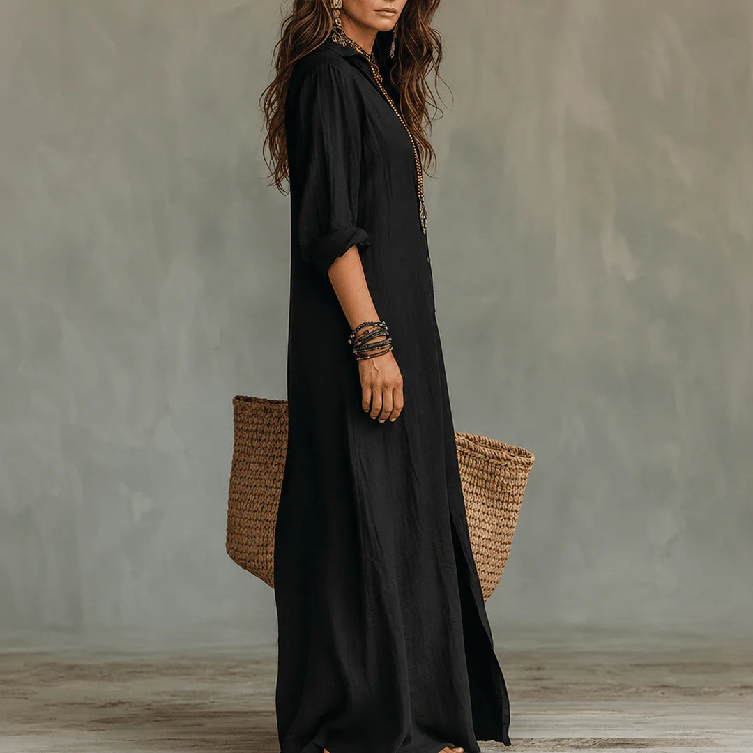 Aveline | Robe longue fluide
