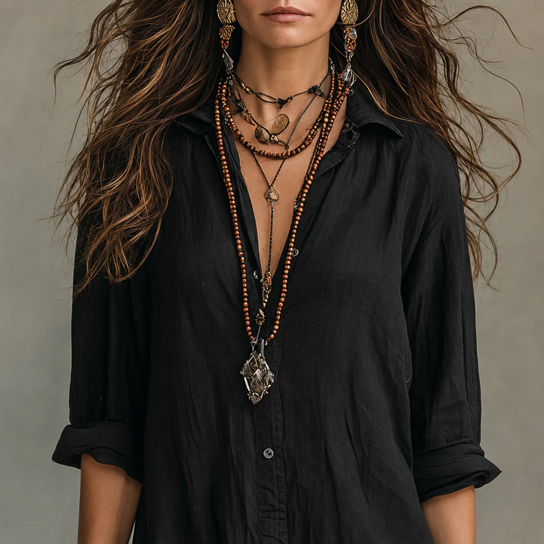 Aveline | Robe longue fluide