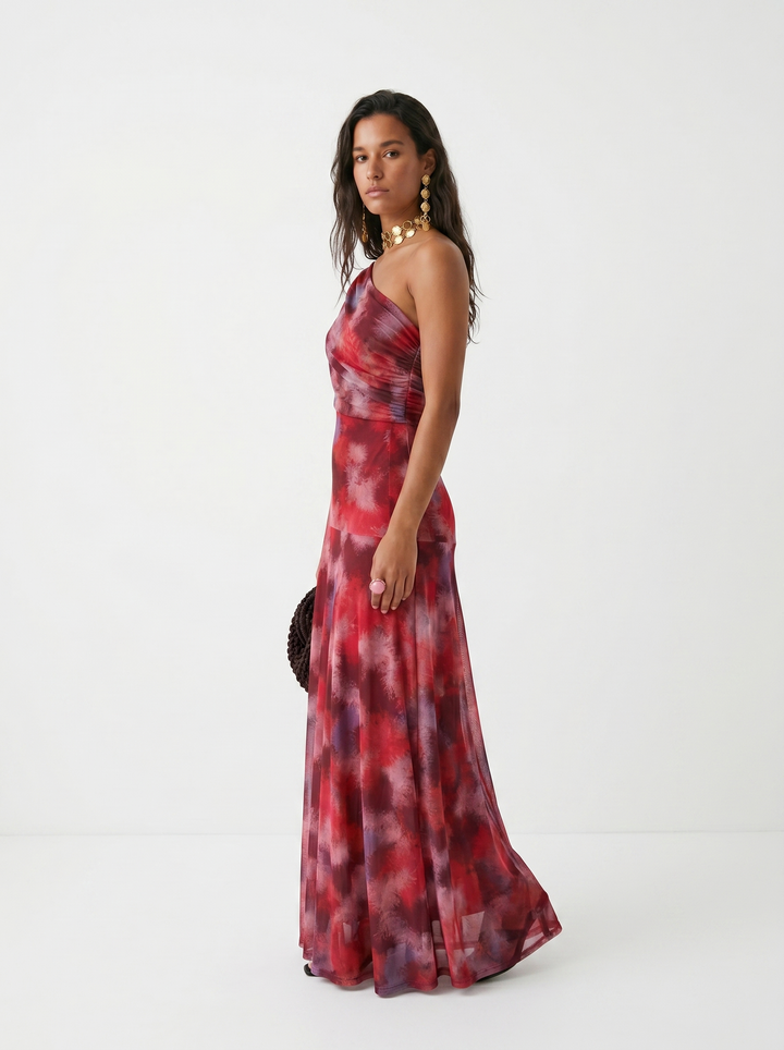 Héloïse | Robe longue épaule dénudée