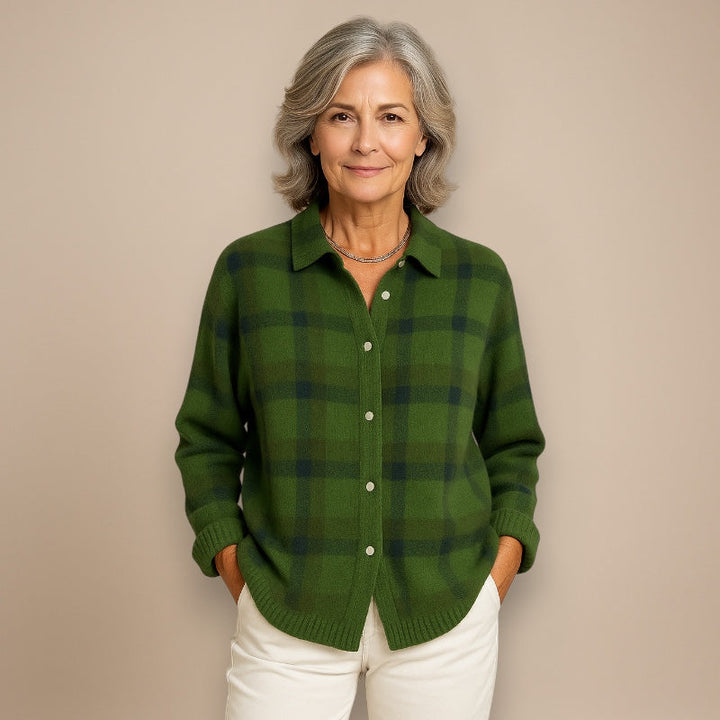 Leandra | Chemise Overshirt à Carreaux Confortable