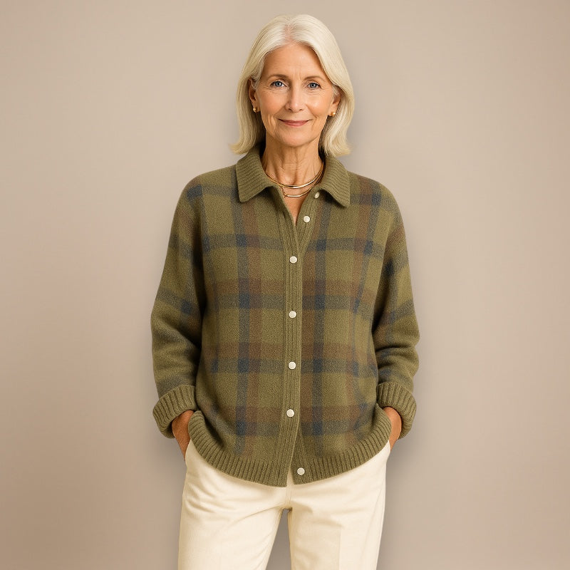 Leandra | Chemise Overshirt à Carreaux Confortable