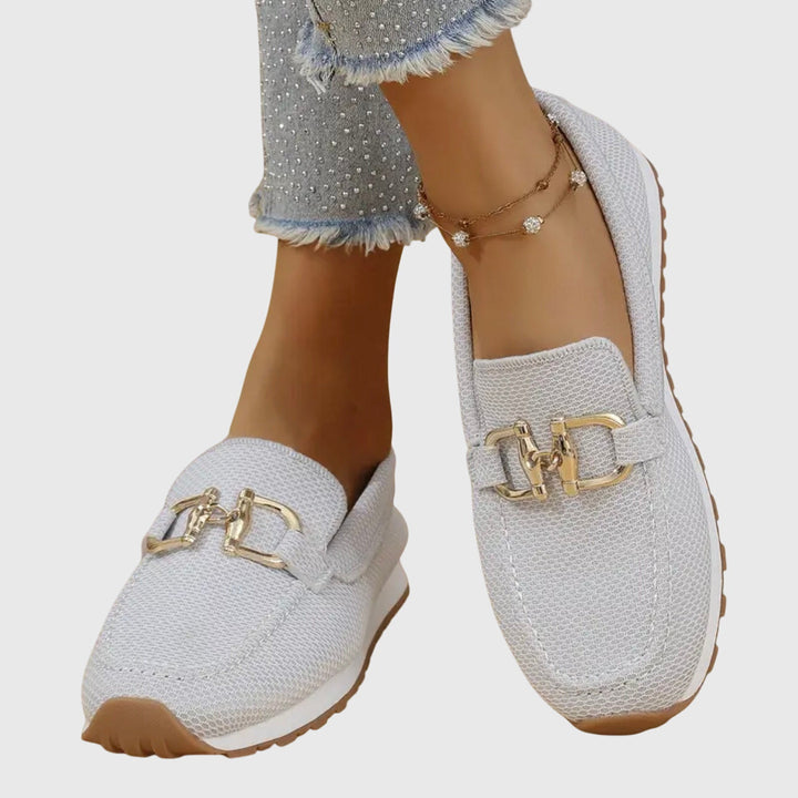 Suzanne | Mocassin sport à détail doré