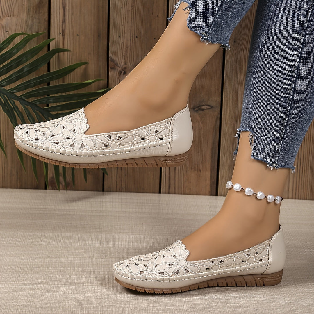 Amélie | Ballerines Florales pour un Confort Tout au Long du Jour