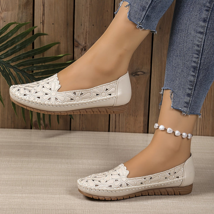 Amélie | Ballerines Florales pour un Confort Tout au Long du Jour
