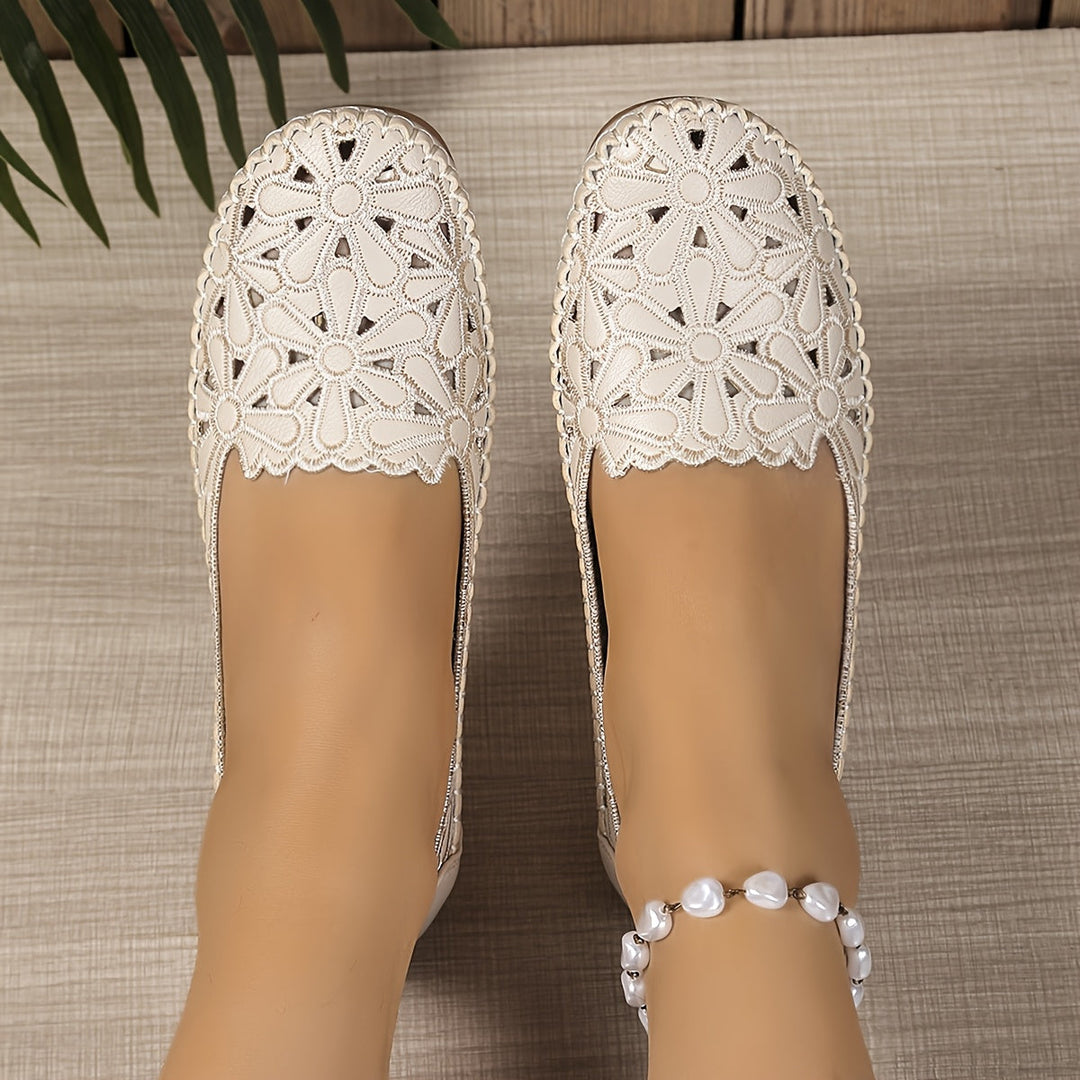 Amélie | Ballerines Florales pour un Confort Tout au Long du Jour
