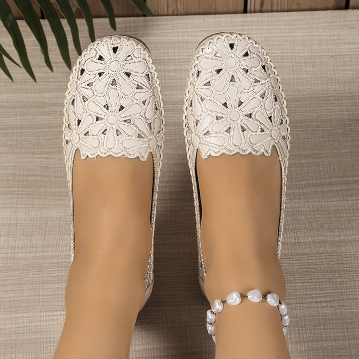 Amélie | Ballerines Florales pour un Confort Tout au Long du Jour