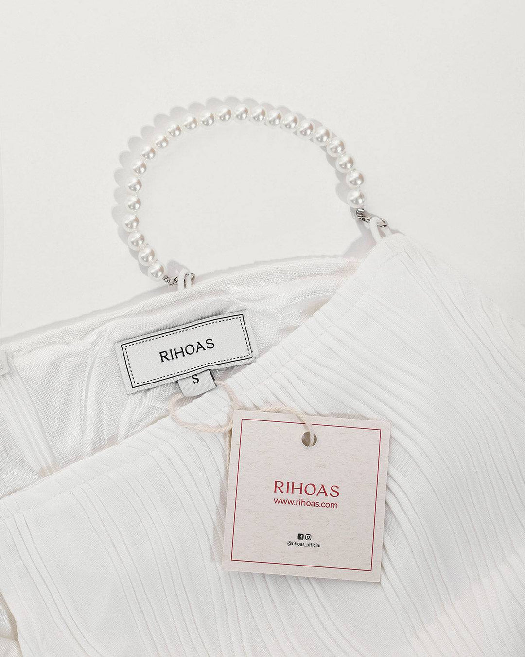 Robe Midi "Ondine" — Édition Perles