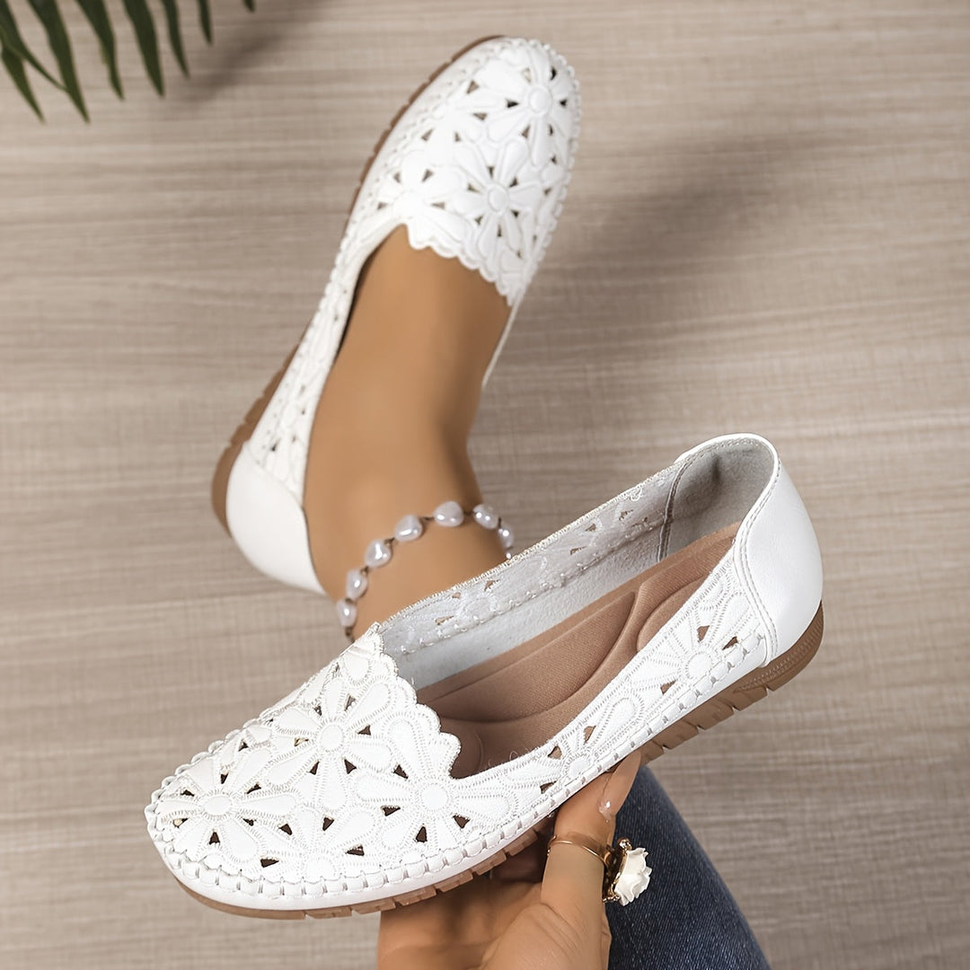 Amélie | Ballerines Florales pour un Confort Tout au Long du Jour