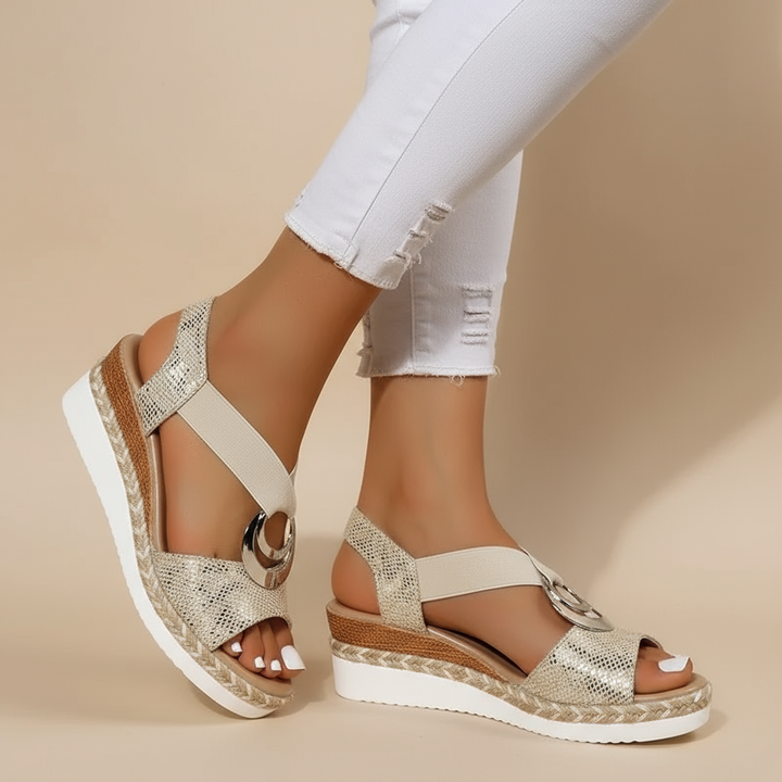 Viviane | Sandales à Plateforme au Style Intemporel