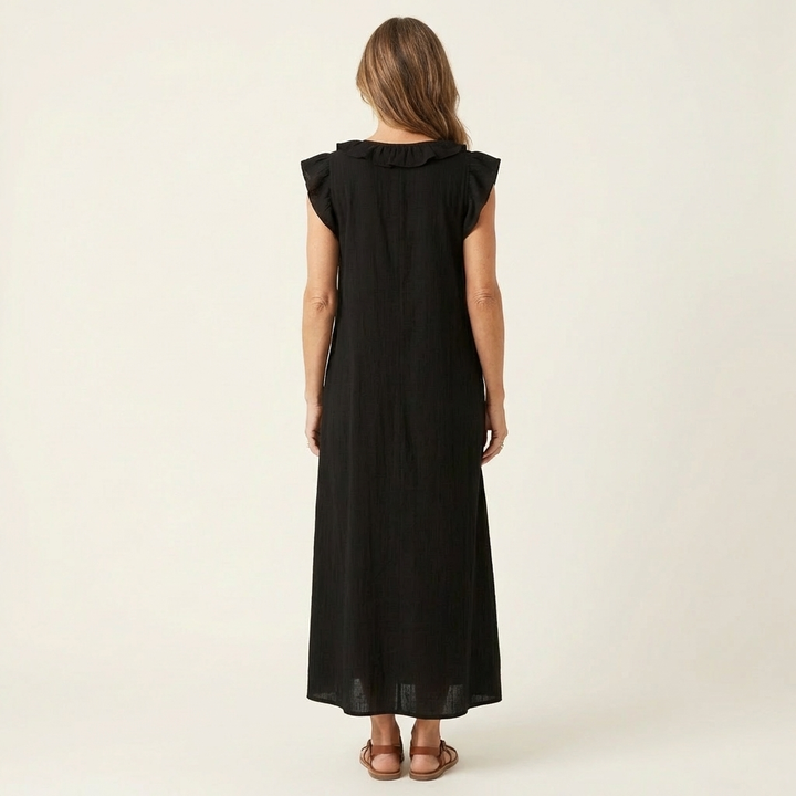 Angélique | Robe longue en lin