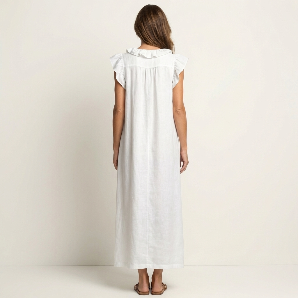 Angélique | Robe longue en lin