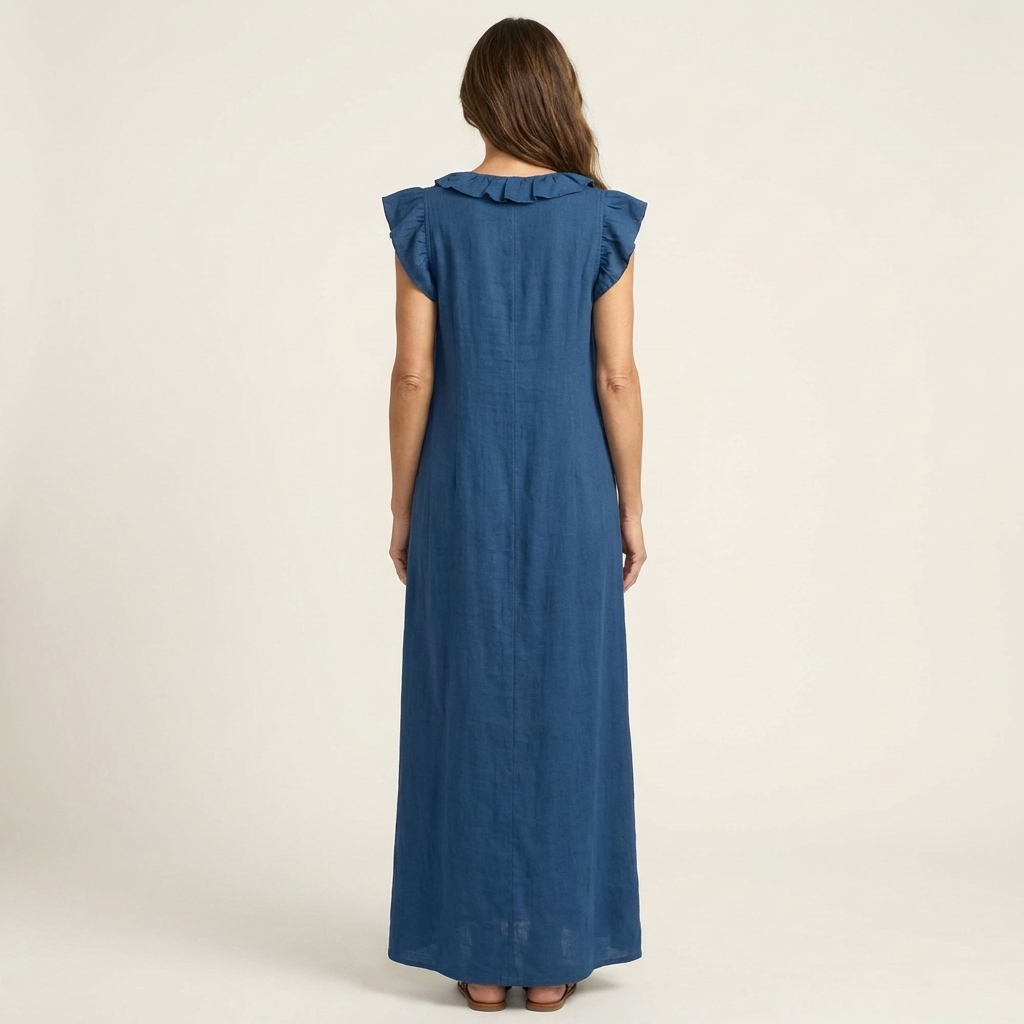 Angélique | Robe longue en lin