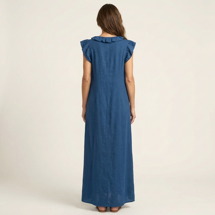 Angélique | Robe longue en lin