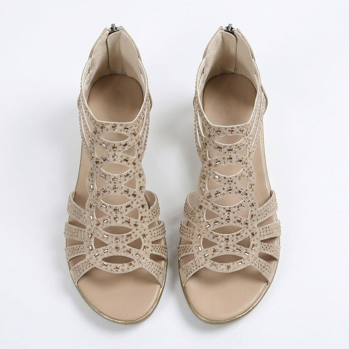 Jeanette | Sandales Orthopédiques Femme à Talon Compensé