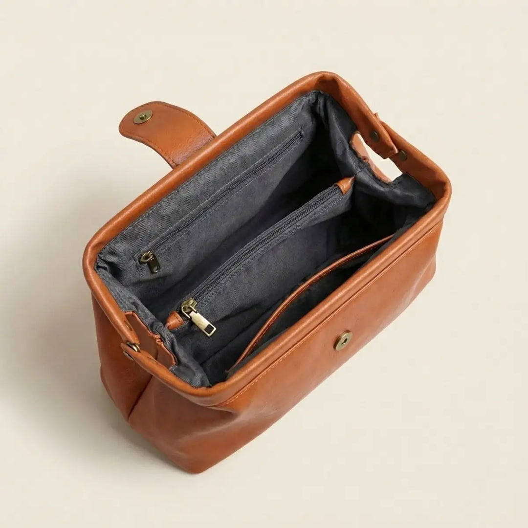 Lucie | Petit sac bandoulière structuré, format compact du quotidien