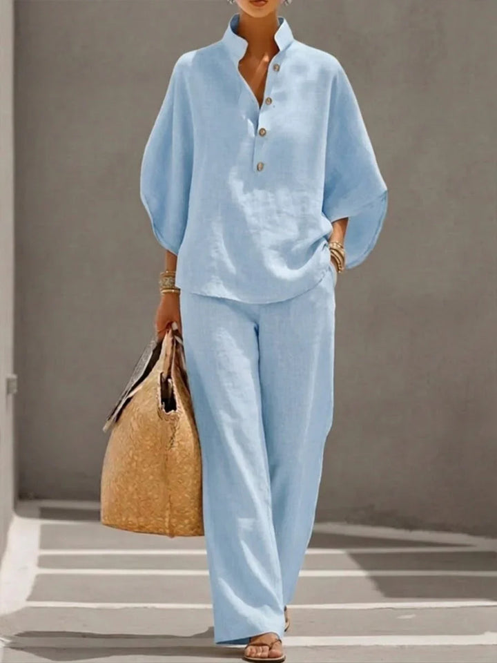 Ensemble "Maribel" — Le Chic Solaire en Lin