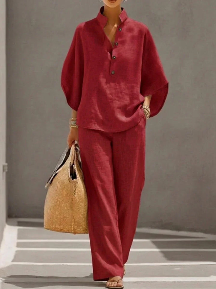 Ensemble "Maribel" — Le Chic Solaire en Lin