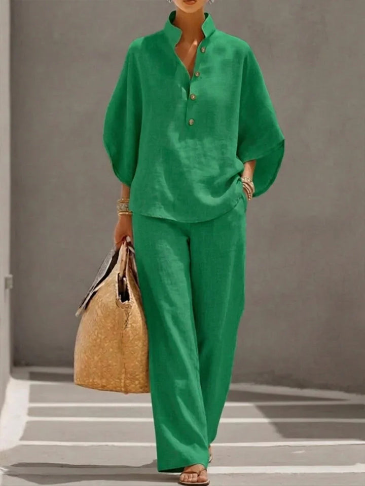 Ensemble "Maribel" — Le Chic Solaire en Lin